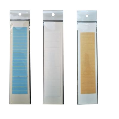 Custo de envio Banda de extensão de cabelo azul branco amarelo Peruca Rolo de cola adesiva HT-230830