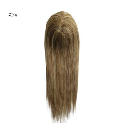 Peça de cabelo humano de monofilamentos com baixo custo de envio