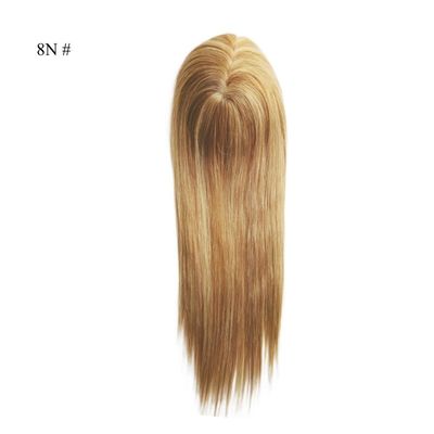 Peça de cabelo humano de monofilamentos com baixo custo de envio