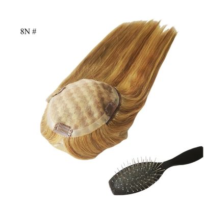 Peça de cabelo humano de monofilamentos com baixo custo de envio