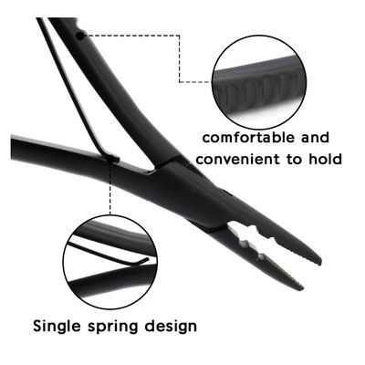 Pedido personalizado Ferramenta de separação de cabelo Aço inoxidável I-Tips Micro contas Plier mais próximo