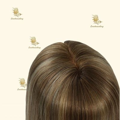Cabelo para Mulheres Brancas 100% Cabelo Humano Europeu 16 polegadas Duplo Mono Silk Lace 5.5 &quot;X6.5&quot; 6 / T12 / T613