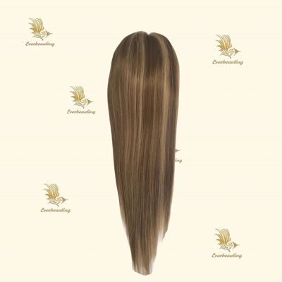 5*6,5 polegadas Remy Topper cabelo Toupee para Mulheres destaque Topper de cor-240523